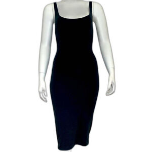 Forever21 Gray Midi Bodycon Dress Size Small